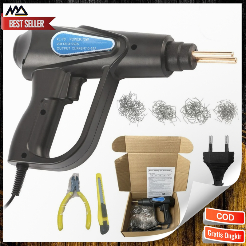 Alat Las Plastik Elektrik 70W / Plastic Welder Temperature / Alat Las Plastik Gun Serbaguna
