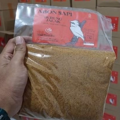 ABON SAPI CAP JALAK 1KG ABON SAPI 1KG