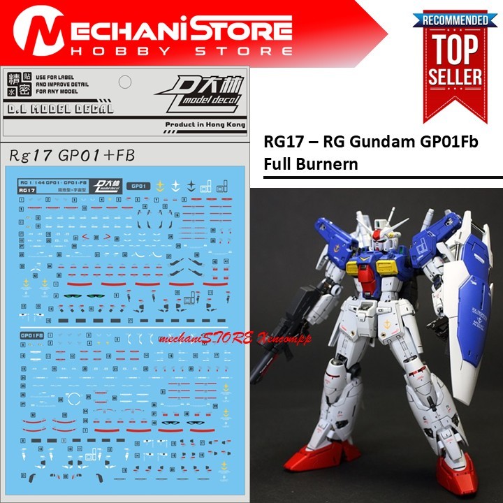 Water Decal RG17 - RG GP01Fb Full Burnern by DL MODEL