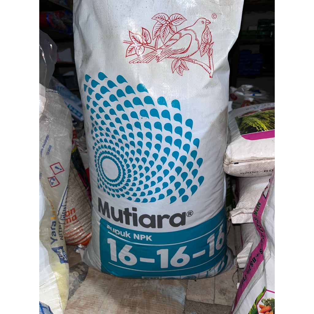 pupuk npk 16-16-16 mutiara kemasan 50kg