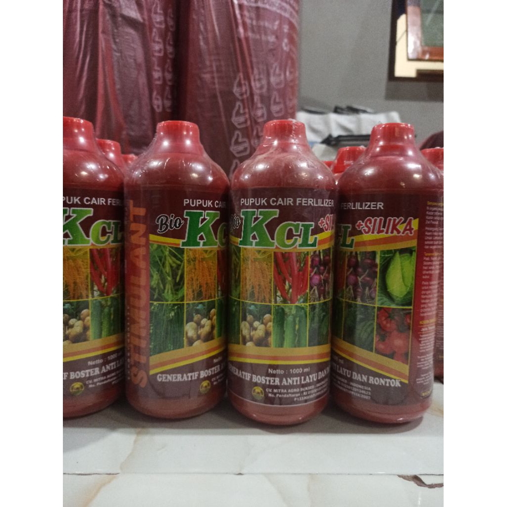 Bio KCL PLUS SILIKA 1L,pupuk cair KCL Plus Silika 1Liter-merangsang pertumbuhan cocok semua tanaman