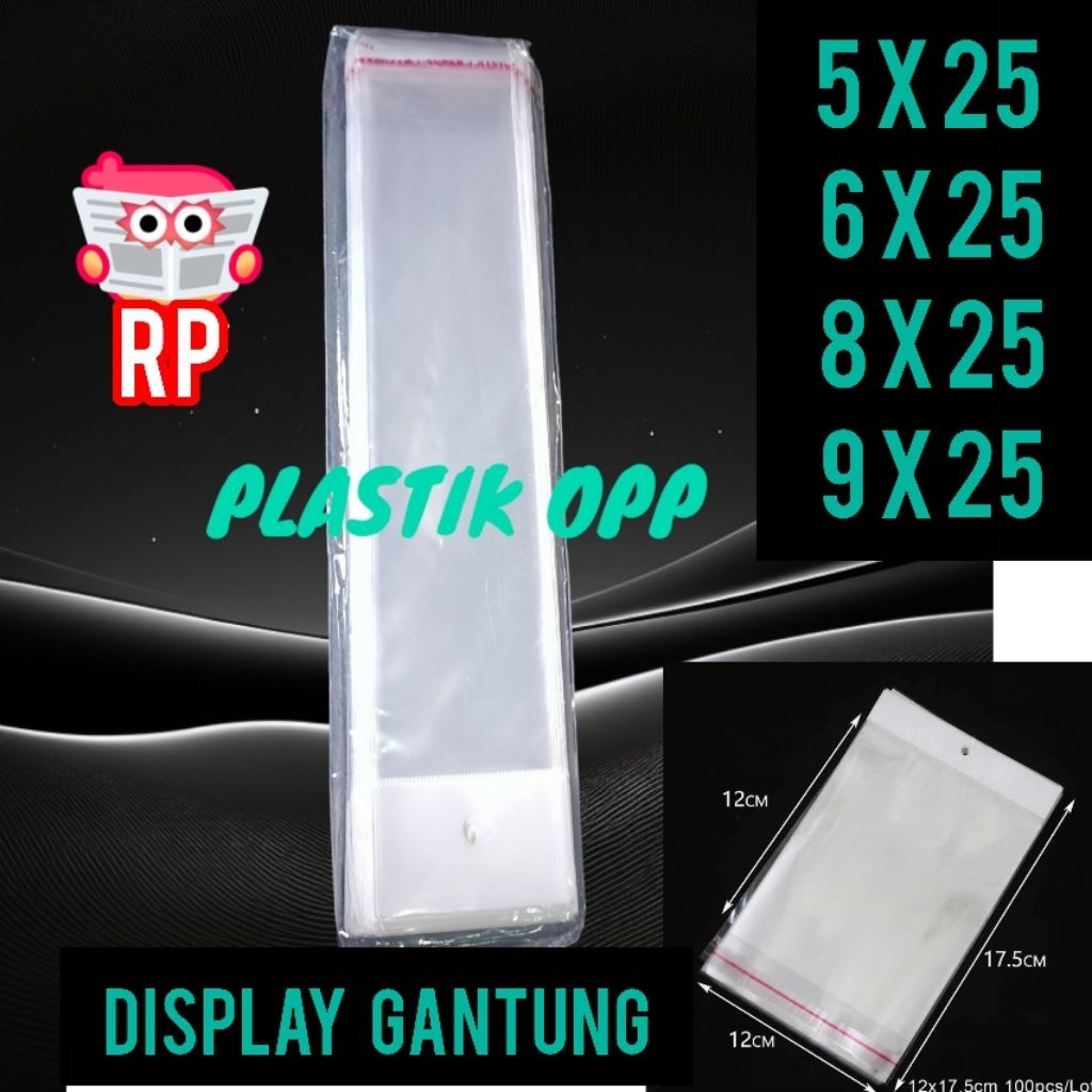 Plastik Opp Gantung 5x25 6x25 8x25 9x25 - Plastik Opp Sticker 5 x 25 / 6 x 25 / 8 x 25 / 9 x 25