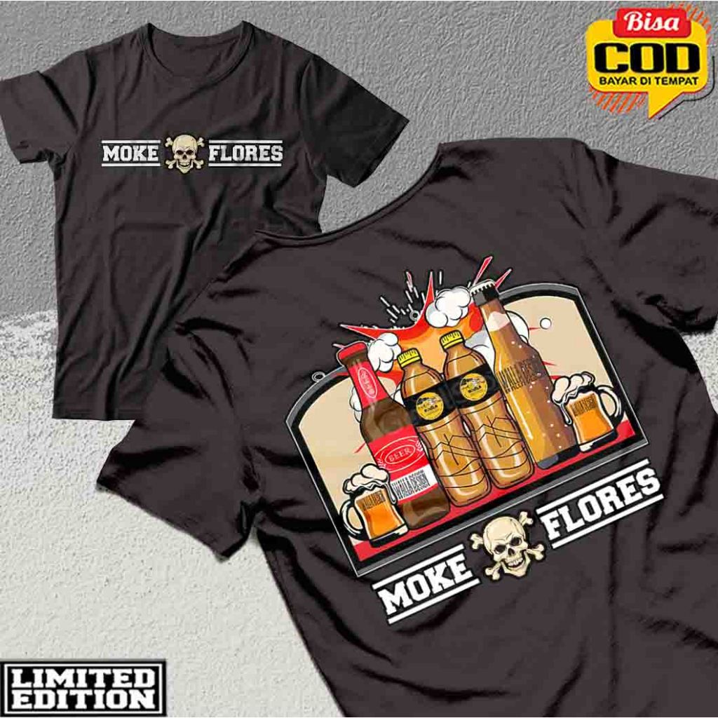 KAOS MOKE FLORES Tshirt TRADITIONAL DRINK KAOS MOKE FLORES UNTUK PRIA DAN WANITA