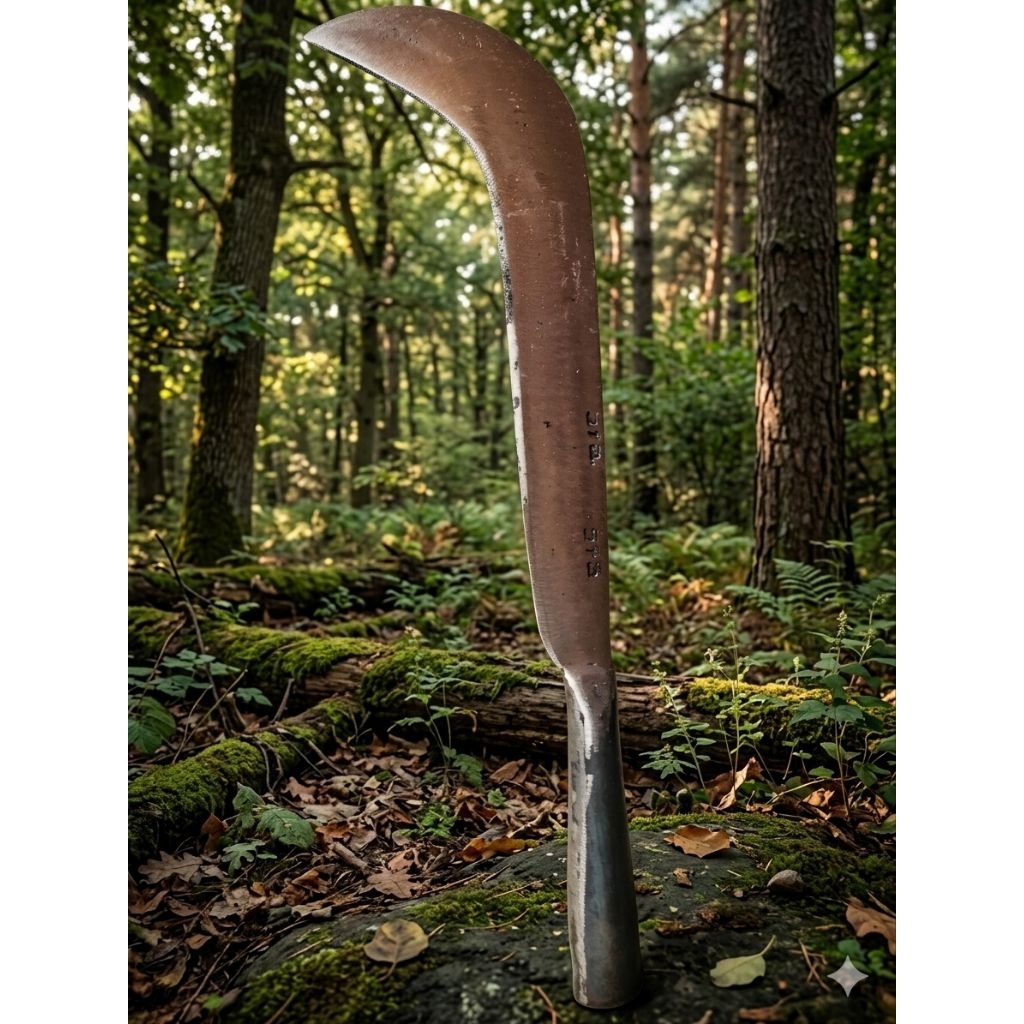 ​Alat Pertanian Bendo Arit Putih Baja Per Premium - Sabit Berkebun Tebal 4-5mm Finishing Halus