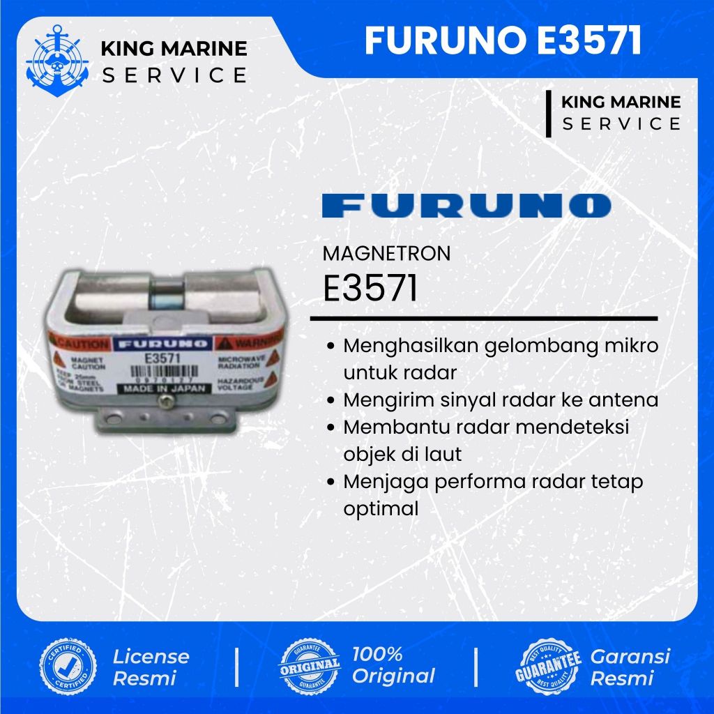 Furuno Magnetron 3571 Radar Kapal Magnetron Tube X Band Original Spare Part