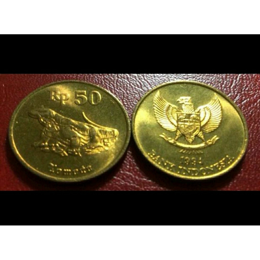 Koin 50 Rupiah KOMODO Tahun 1991-1998