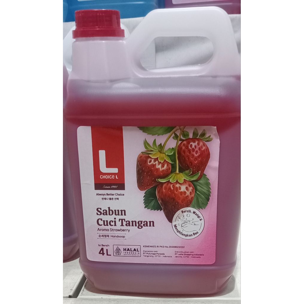 L  Choice Sabun Cuci Tangan 4 Liter