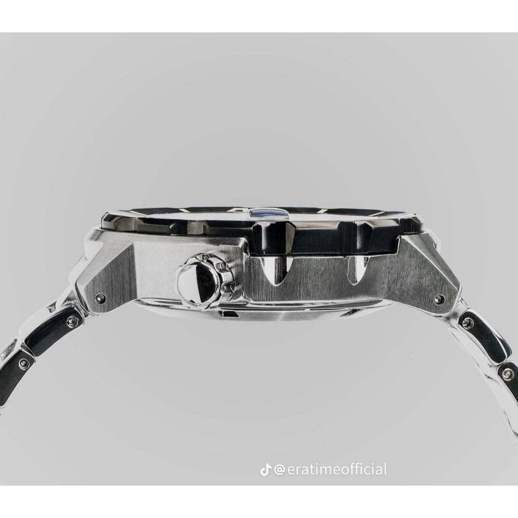 Jam Tangan Diver Otomatis Pria – Dial Tekstur Gradasi Elegan