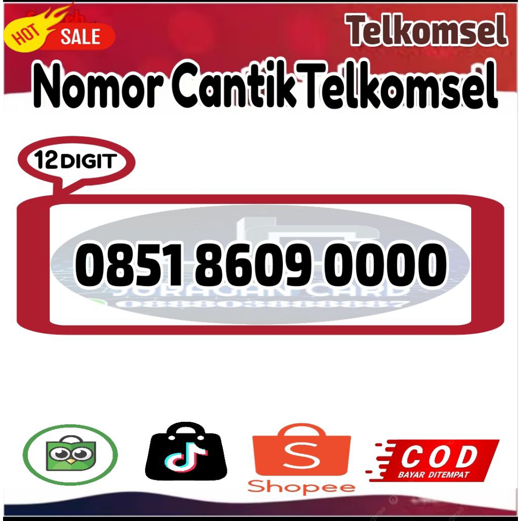 nomor cantik Telkomsel simpati kwartet ekor ribuan ratusan belakang 0000 limited edition