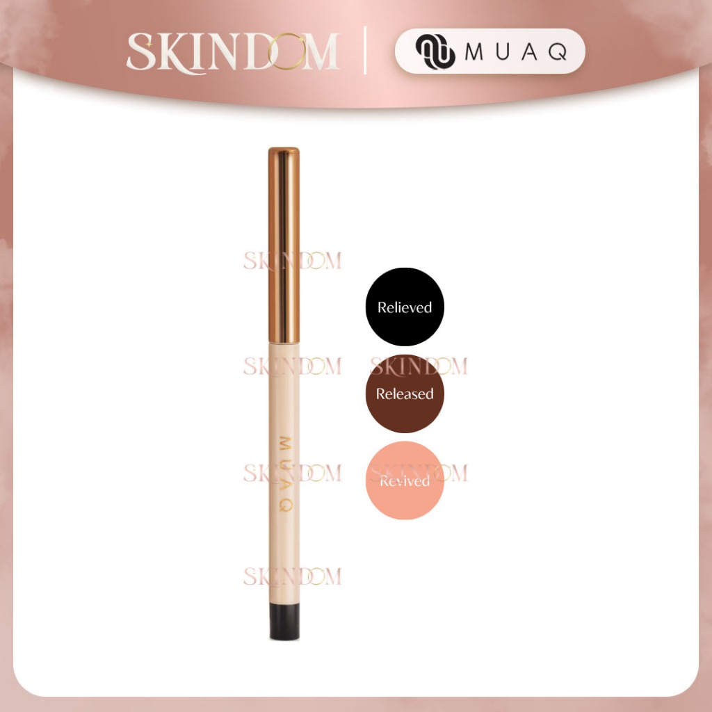 MUAQ Simplifeye Matic Eyeliner - Pencil Pensil Waterproof Smudge-proof Black Brown Light Nude
