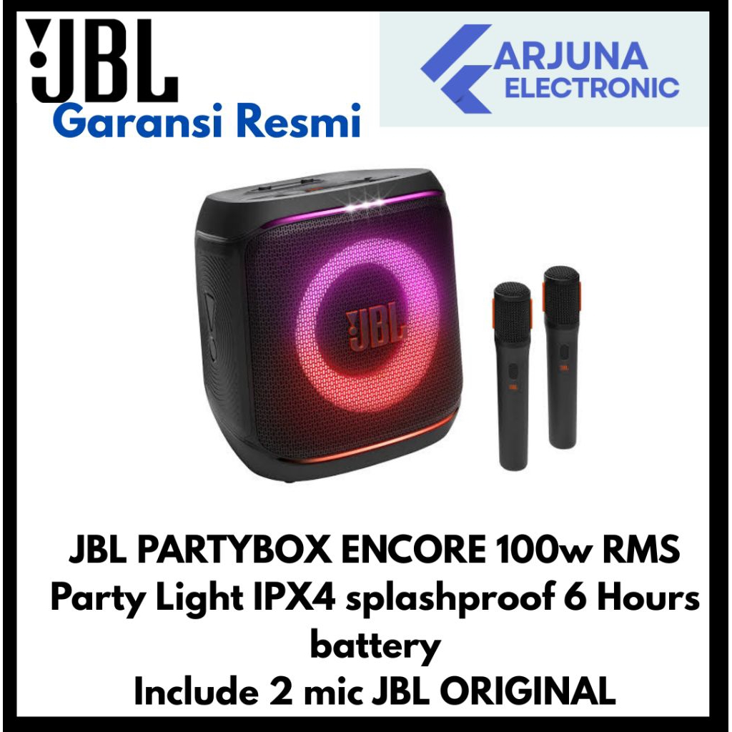 JBL PARTYBOX ENCORE 2 MIC JBL ORIGINAL portable speaker