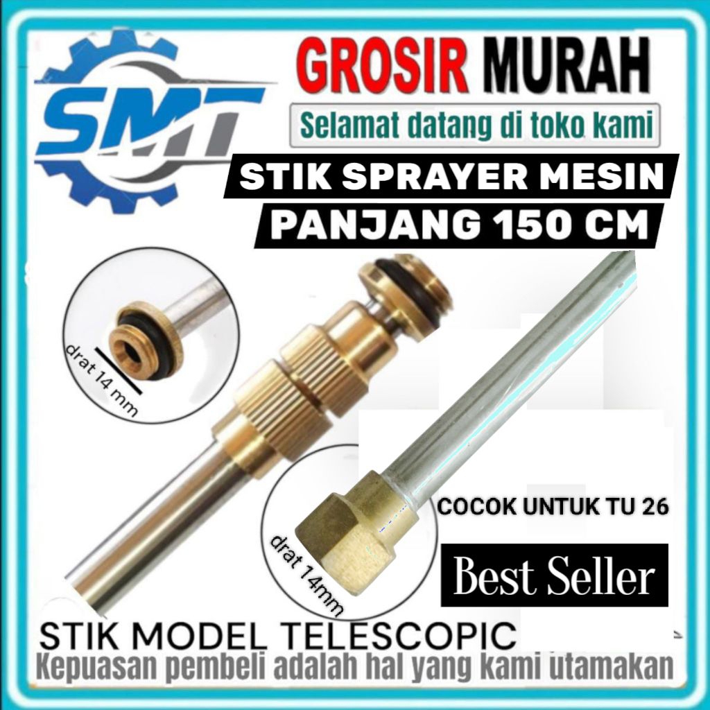 STIK SPRAYER MESIN PANJANG 150CM