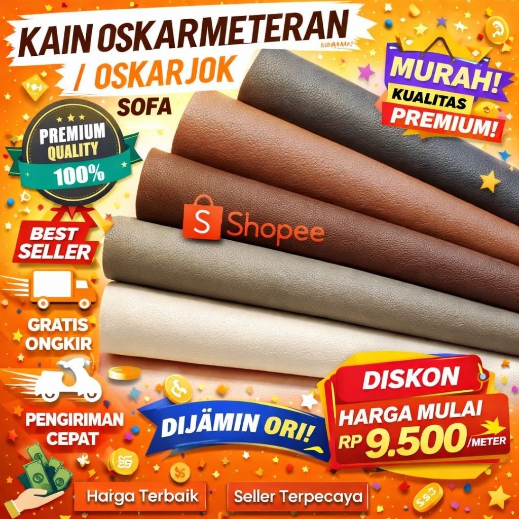 Kain Oscar Meteran / Oskar Jok Mobil Sofa