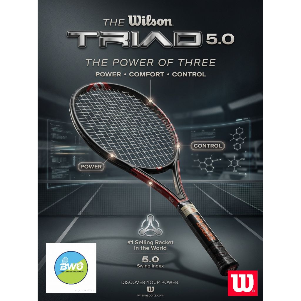 Raket Tenis WILSON TRIAD 5.0