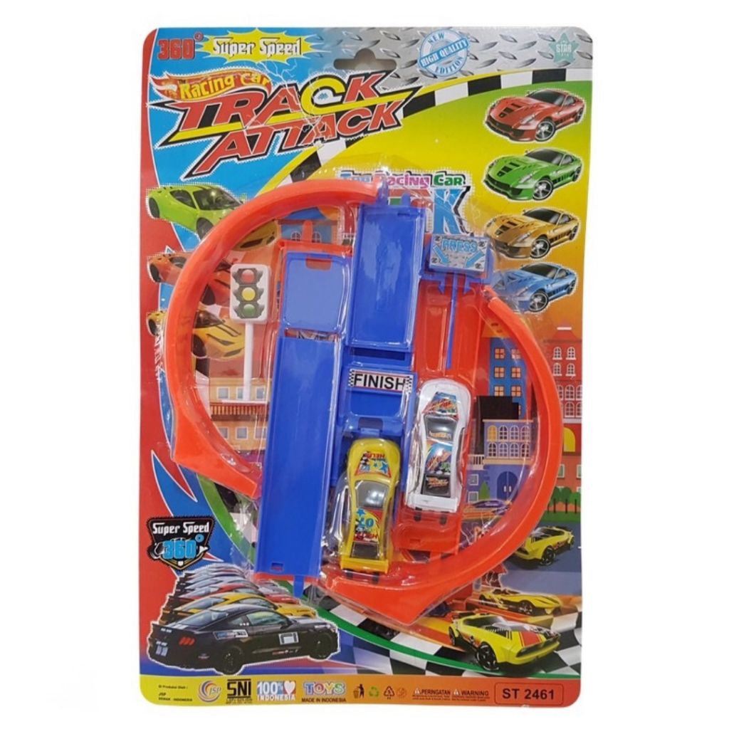 Mainan merakit track mobil racing car mainan track racing car mainan merakit track balap supercar ma