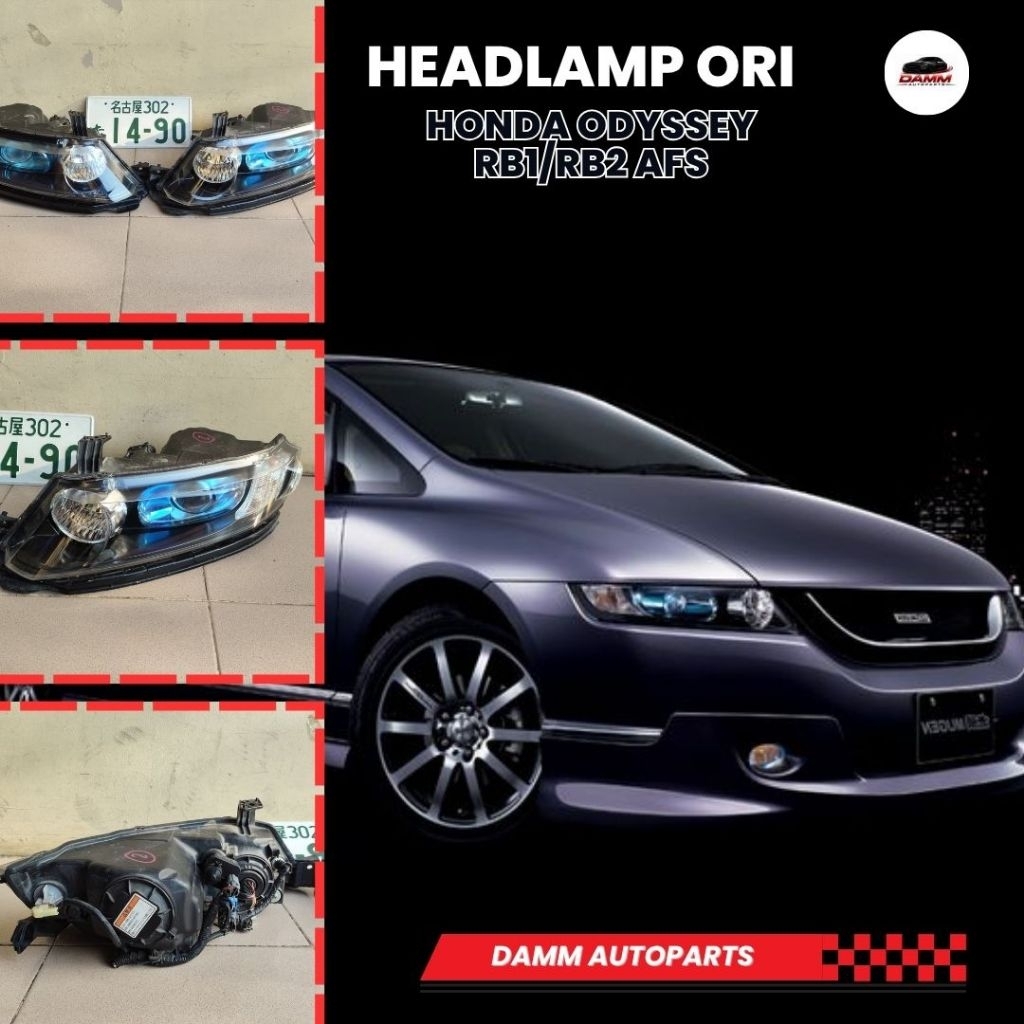 Original Headlamp Honda Odyssey RB1/RB2 AFS