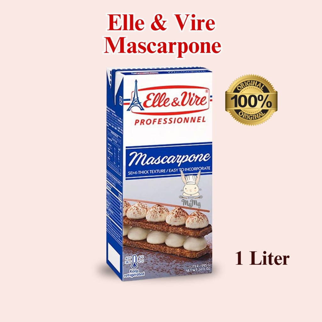 Elle & Vire / Elle Vire Professionnel Mascarpone 40% 1 Liter