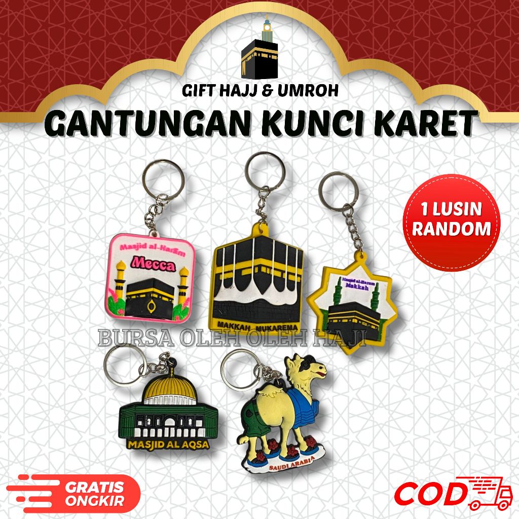 GANTUNGAN KUNCI KARET 1 LUSIN RANDOM GANTUNGAN KUNCI SOUVENIR GANTUNGAN KUNCI HAMPERS GANTUNGAN KUNC