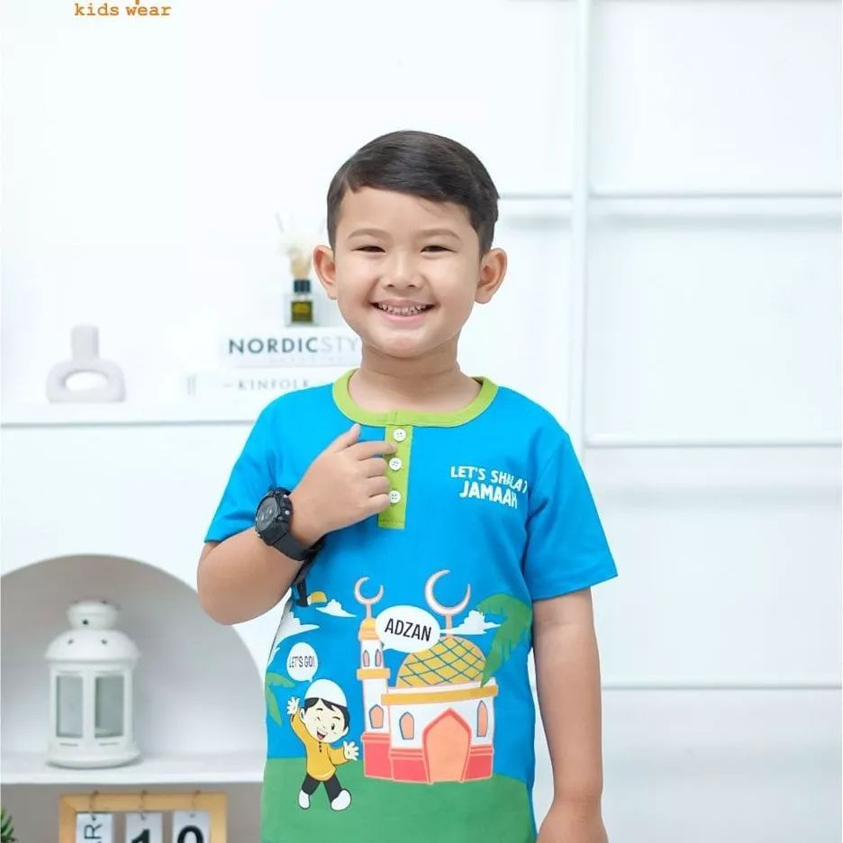 Kaos Muslim Anak Laki-Laki Usia 2 Tahun