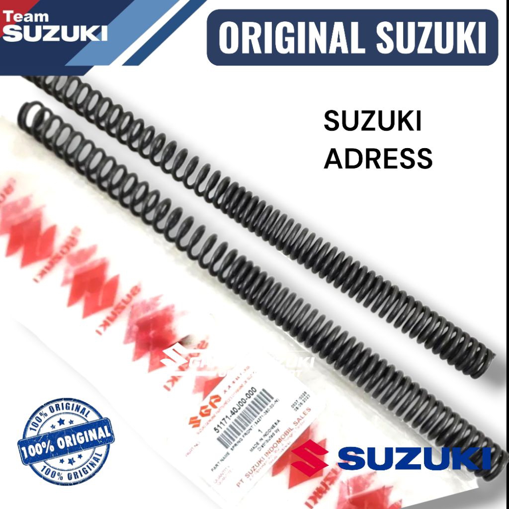 per shock sok depan suzuki address sepasang original sgp 51171-40J00