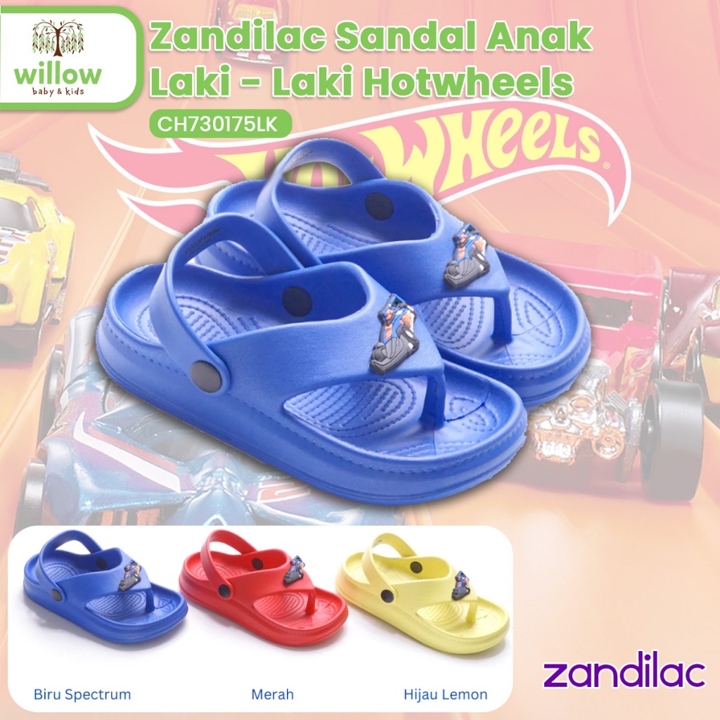 Sandal Jepit - Zandilac Hotwheels Series