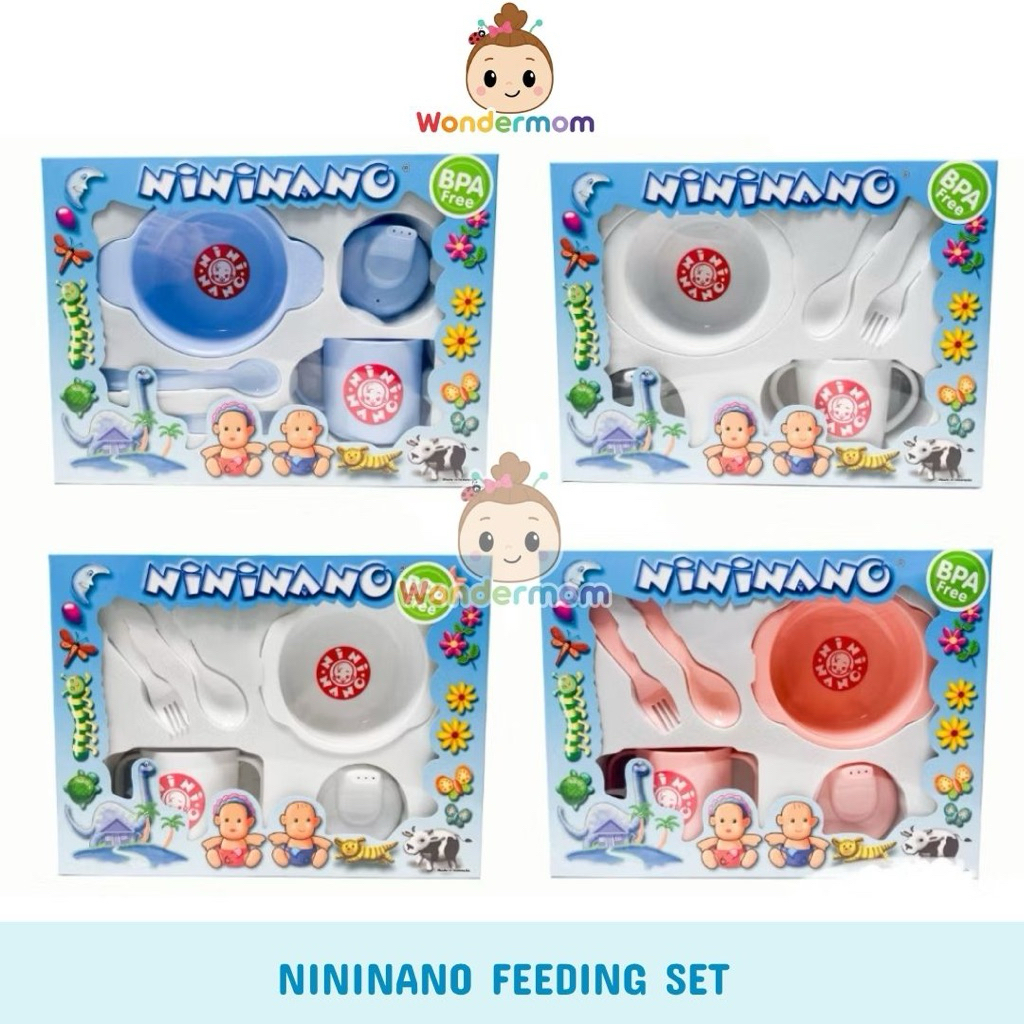 NININANO FEEDINGSET SMALL 5IN1 NN-8001, NN-8002, NN-8003, NN-8004 MEDIUM 6IN1 NN-8101 MEDIUM 7IN1 NN