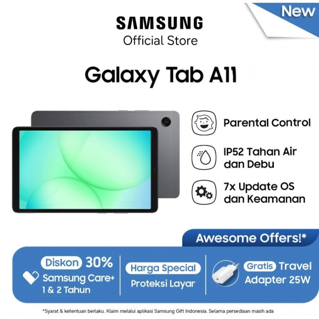 SAMSUNG TABLET GALAXY TAB A11 4GB/64GB (SM-X135G)