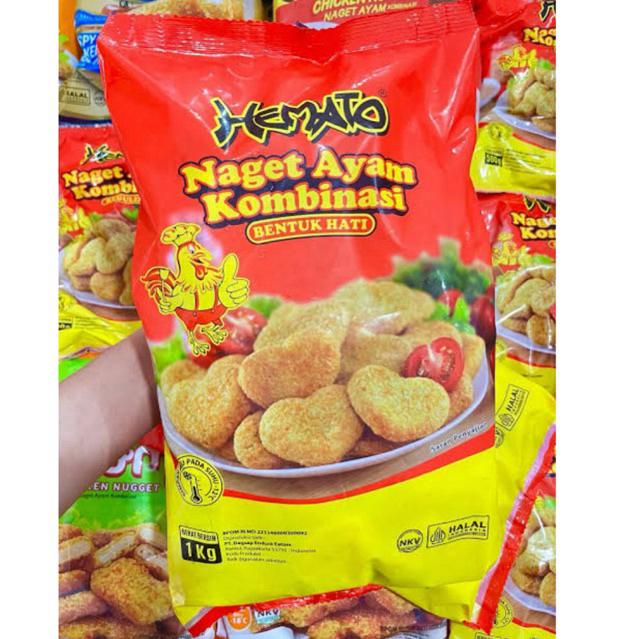 Hemato Nugget Ayam Bentuk Hati 1kg