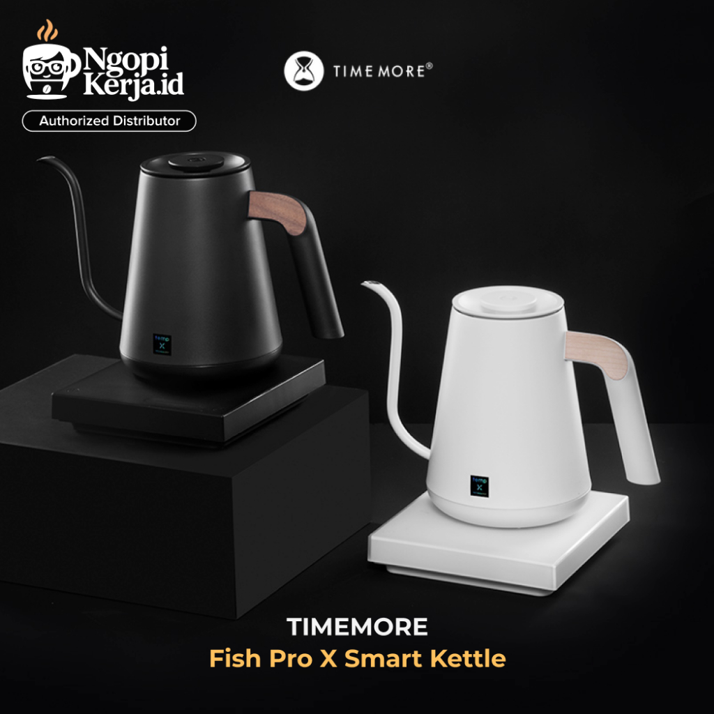 TIMEMORE Fish Pro X Smart Kettle 900ml – Electric Gooseneck Kettle