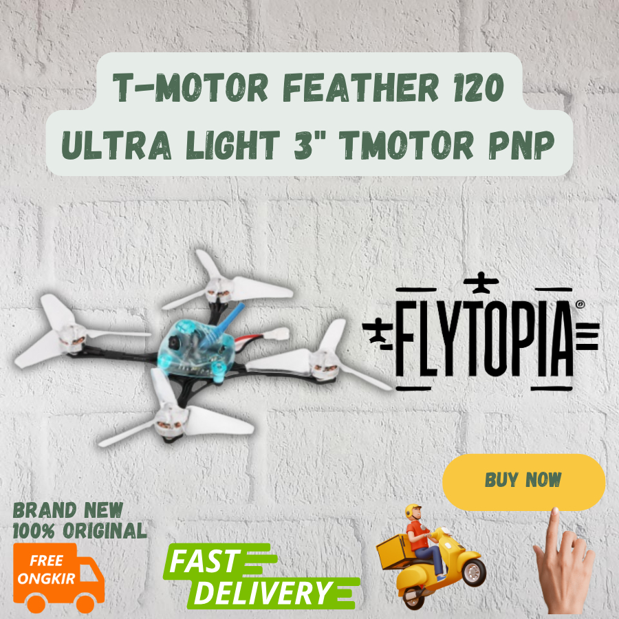 T-Motor Feather 120 1S F411 AIO Ultra Light 3" Tmotor PNP FPV Drone