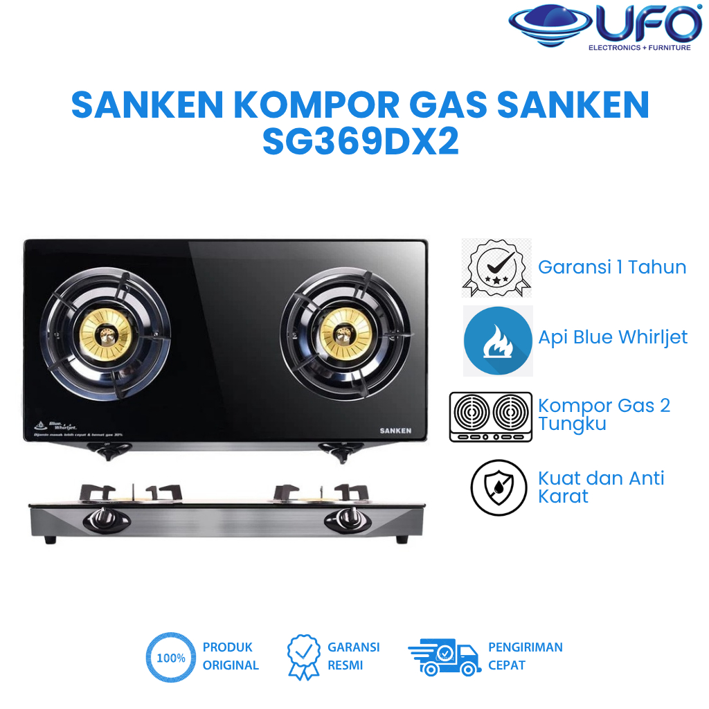 SANKEN Kompor Gas Sanken SG369DX2