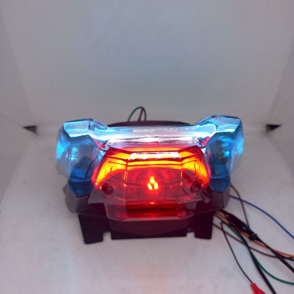 CUSTOM LAMPU STOP VARIO 110 TECHNO PLUS ALIS RUNING