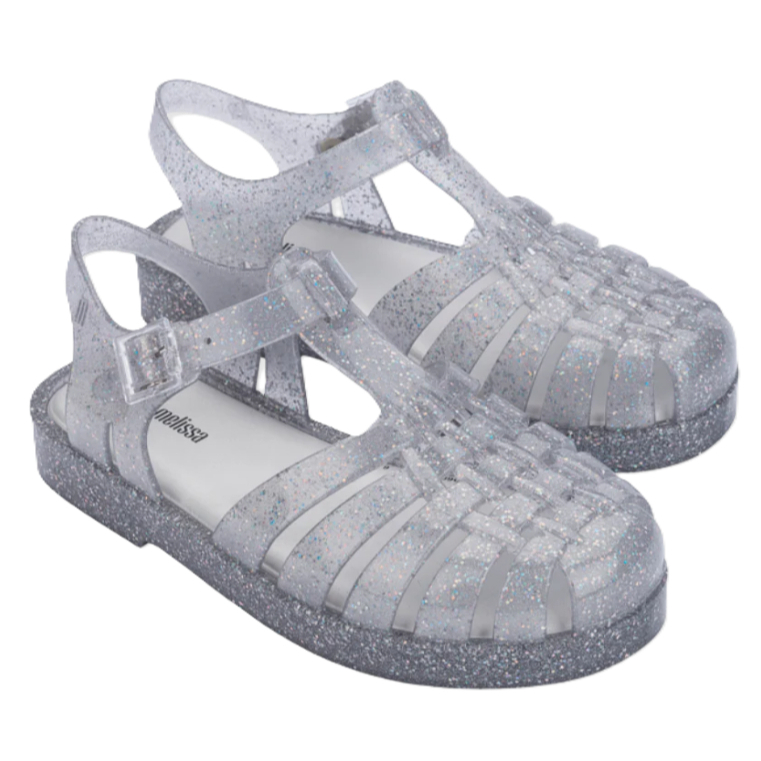 Mini Melissa Possession Shiny INF Glitter Clear Silver