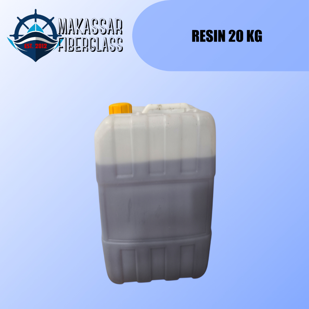 RESIN 20 KG / LEM FIBER GLASS JUSTUS YUKALAC