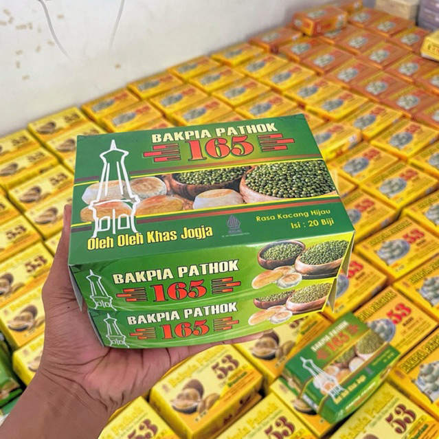Bakpia patok kering isi 20 oleh-oleh khas asli yogyakarta