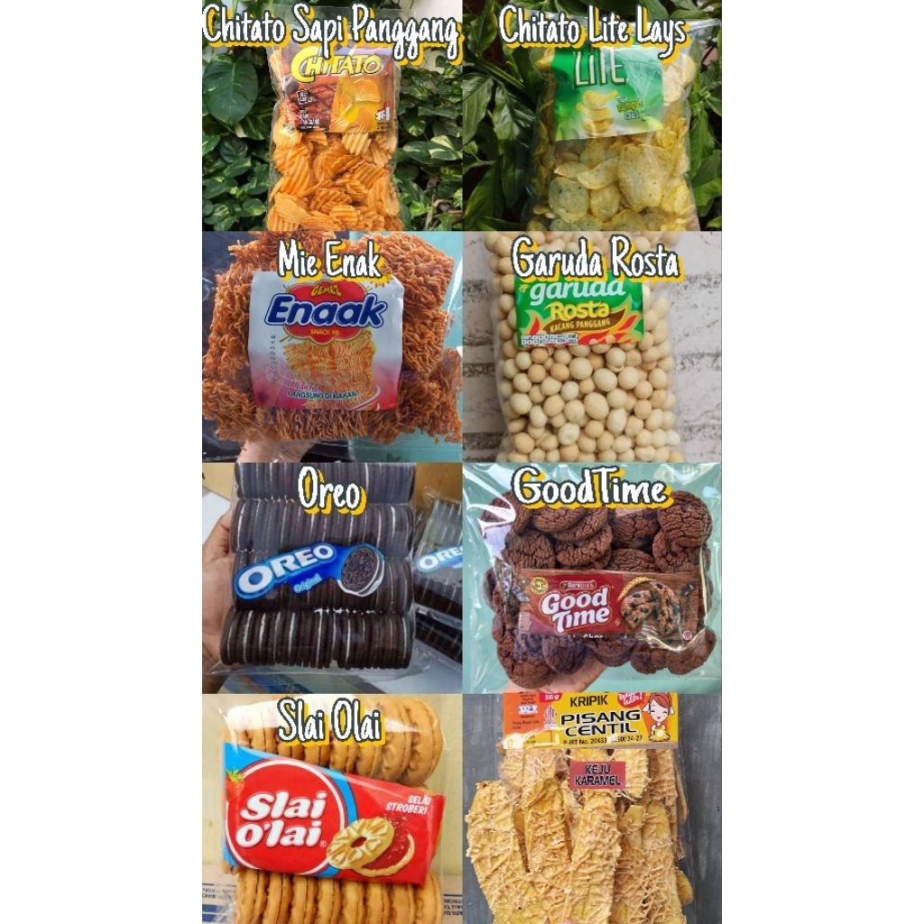 Snack Branded Kiloan 500gr 250gr