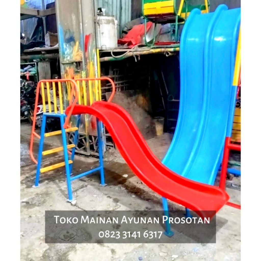 Perosotan - Prosotan - Perosotan Besi Outdoor - Prosotan Besi Outdoor - Perosotan Anak Tk Paud - Pro