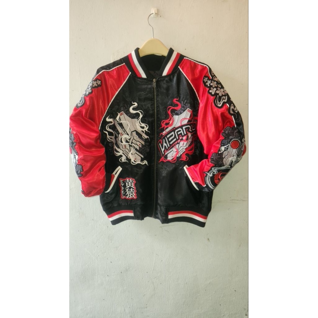 PRELOVED Sukajan Jacket BIGETRON KIZARU black Inferno