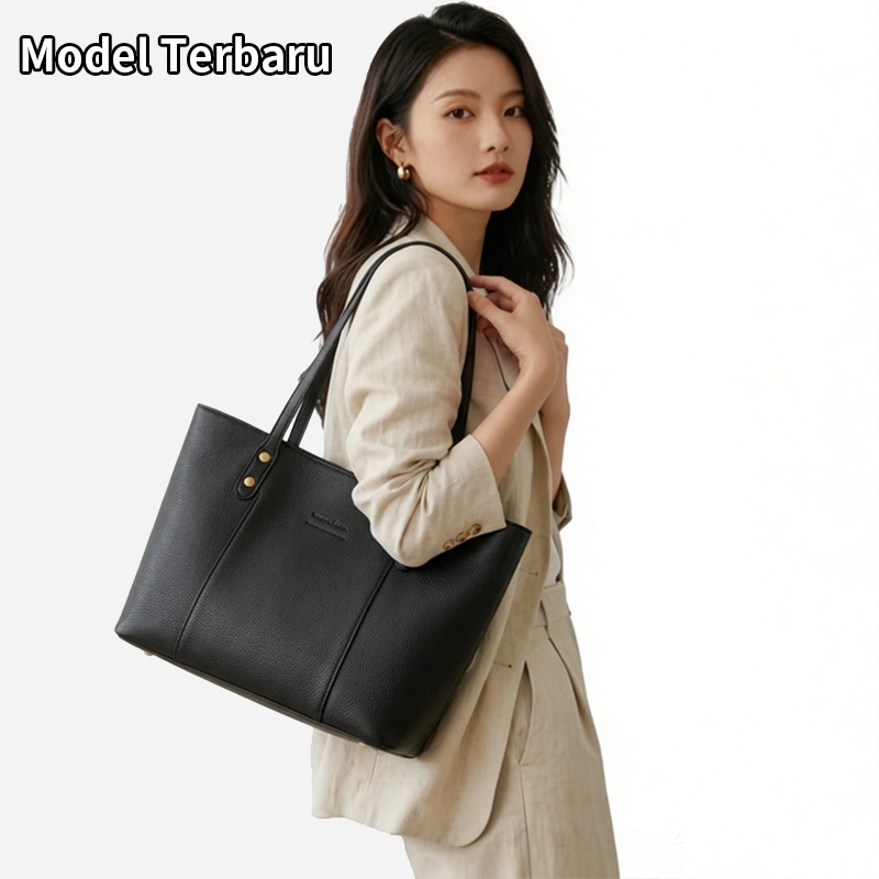 Totebag Wanita Besar – Tas Kekinian 2025, Tas Kerja & Santai, Kapasitas Besar, Model Fashion Elegan