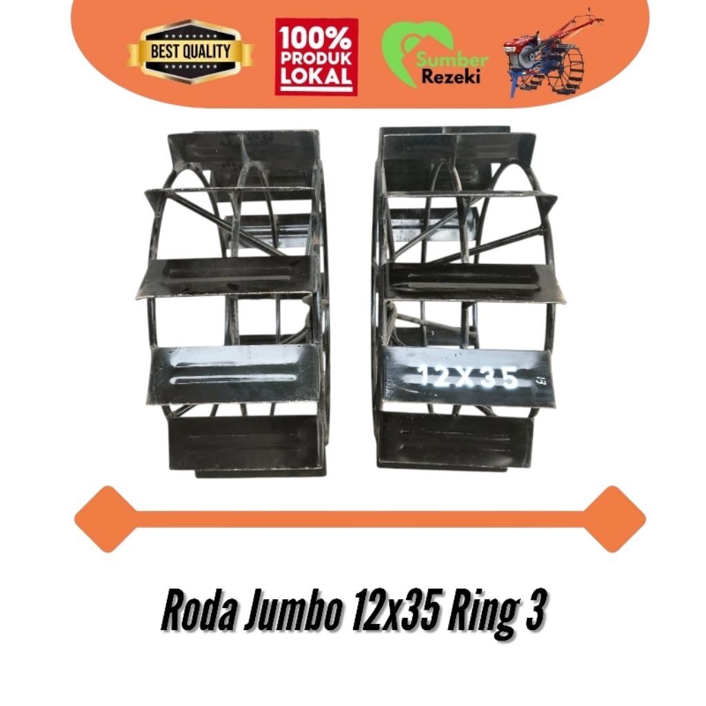 Roda Traktor Jumbo 12x35 Ring 2 & Ring 3 Traktor G1000/Boxer | G3000