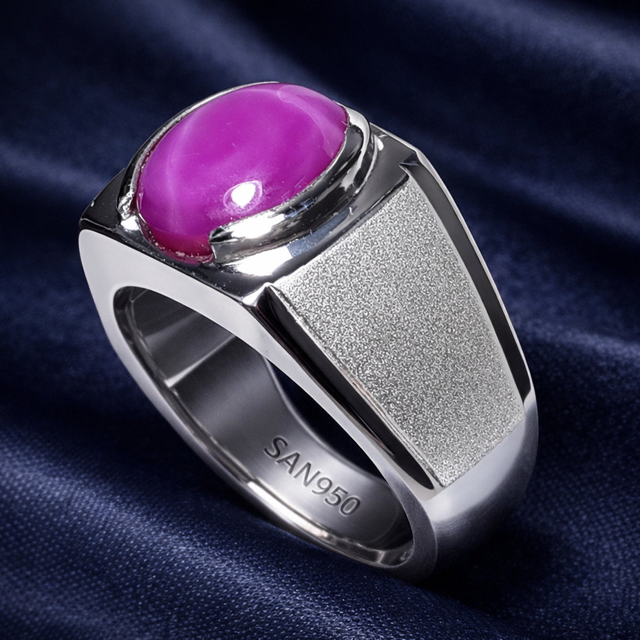 Cincin Ikat Batu Akik Rangka Kosongan SAN950 EB0245 - Ring Perak 950 Custom Handmade