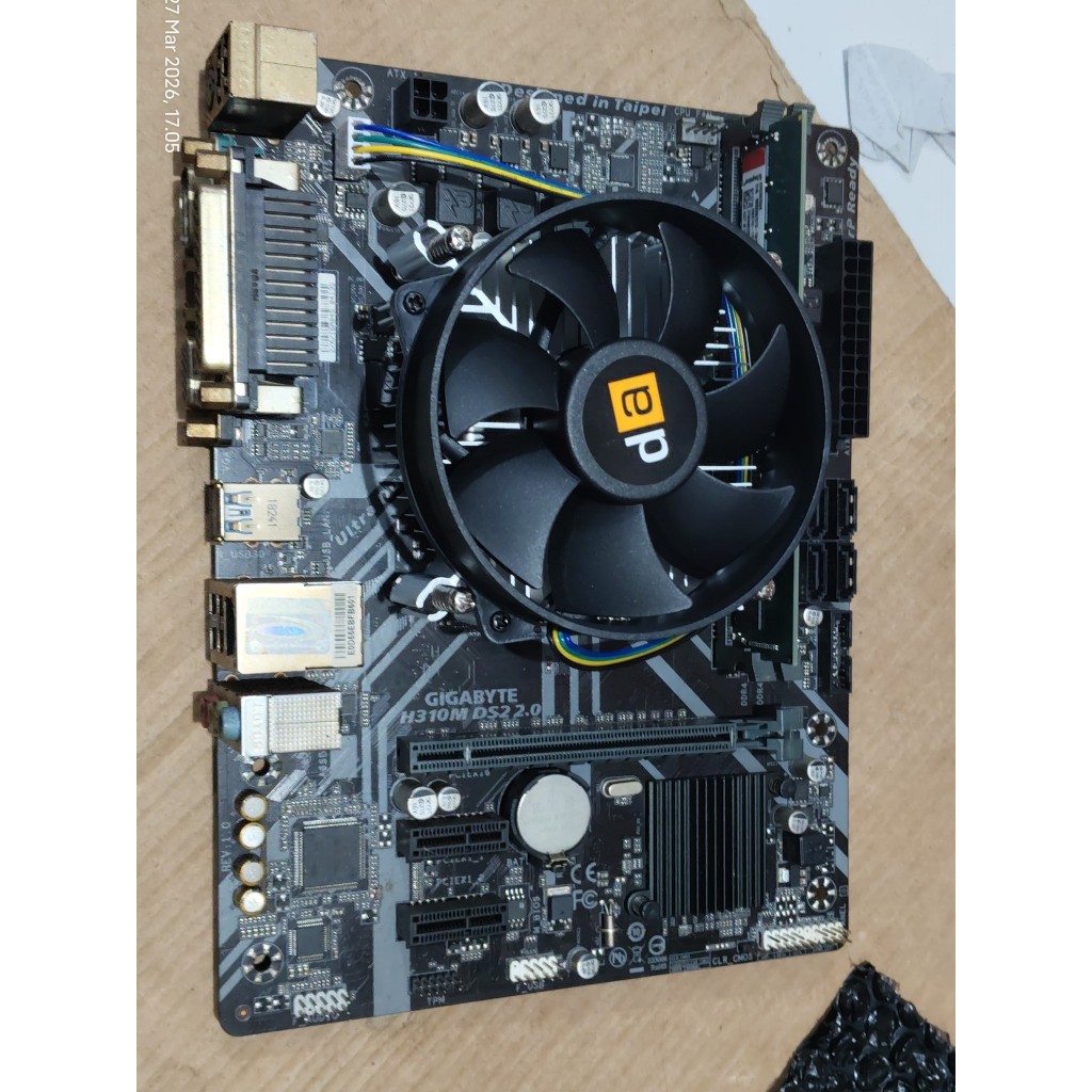 Motherboard H310 Gigabyte + Core i3 9100F