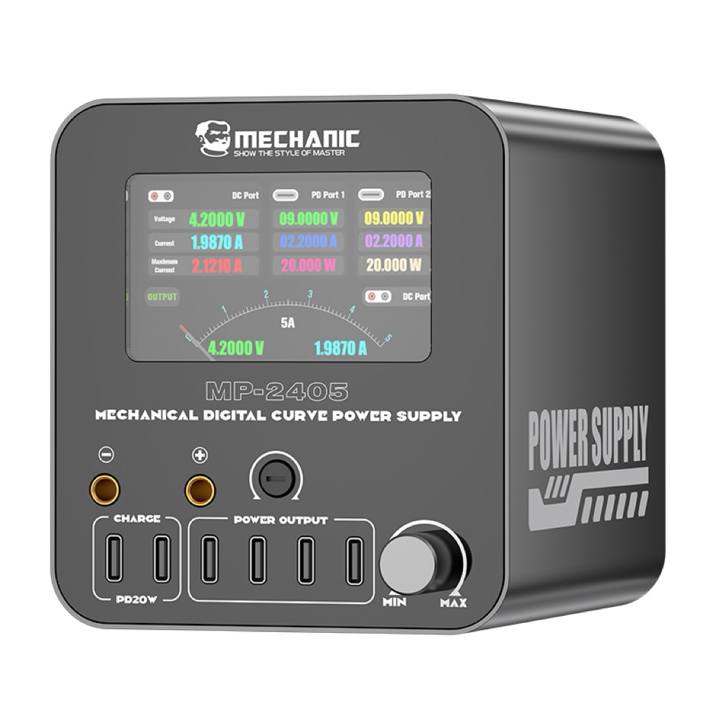 MECHANIC MP-2405 120W DIGITAL CURVE POWER SUPPLY ORIGINAL TOOLS SERVICE HP ORIGINAL TERMURAH