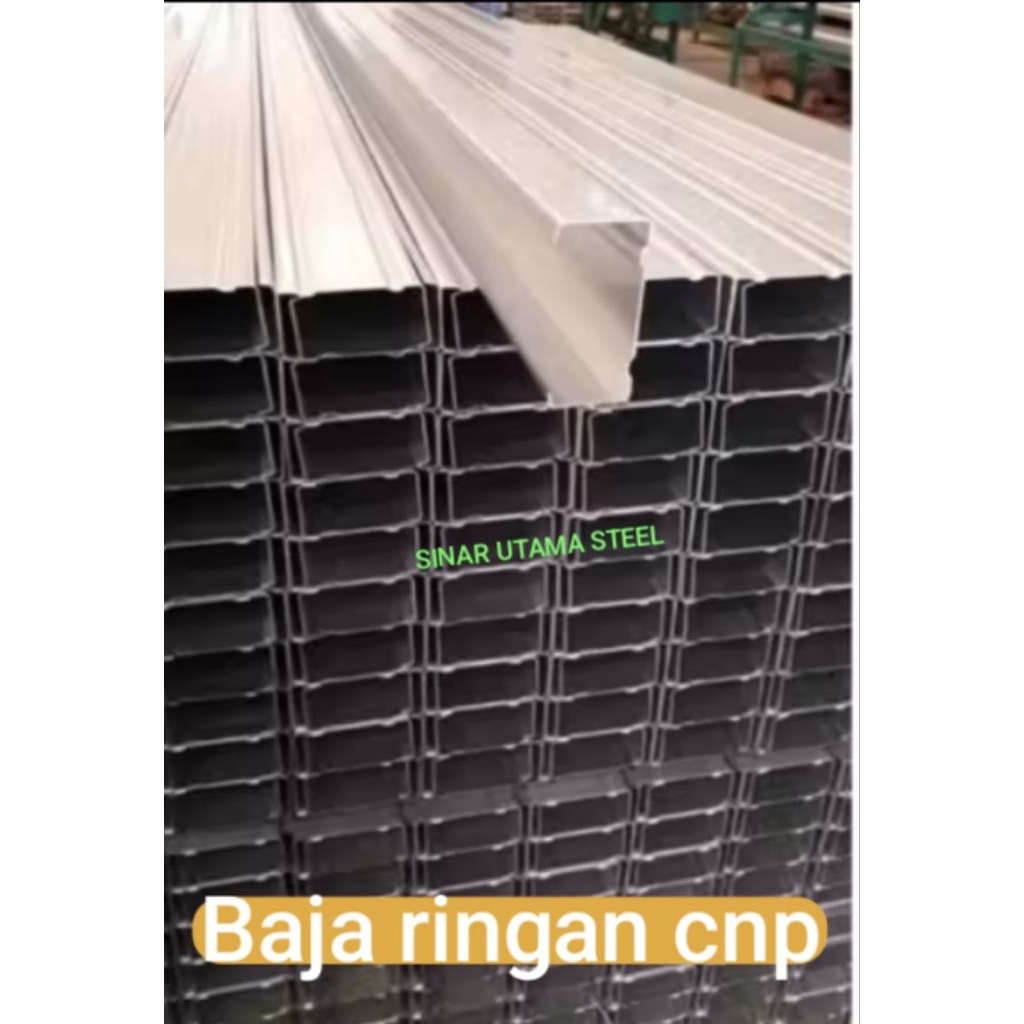 Baja ringan C75  x 0,8MM / Baja ringan Cnp C75 / konstruksi pembuatan gedung rangka baja ringan / ba