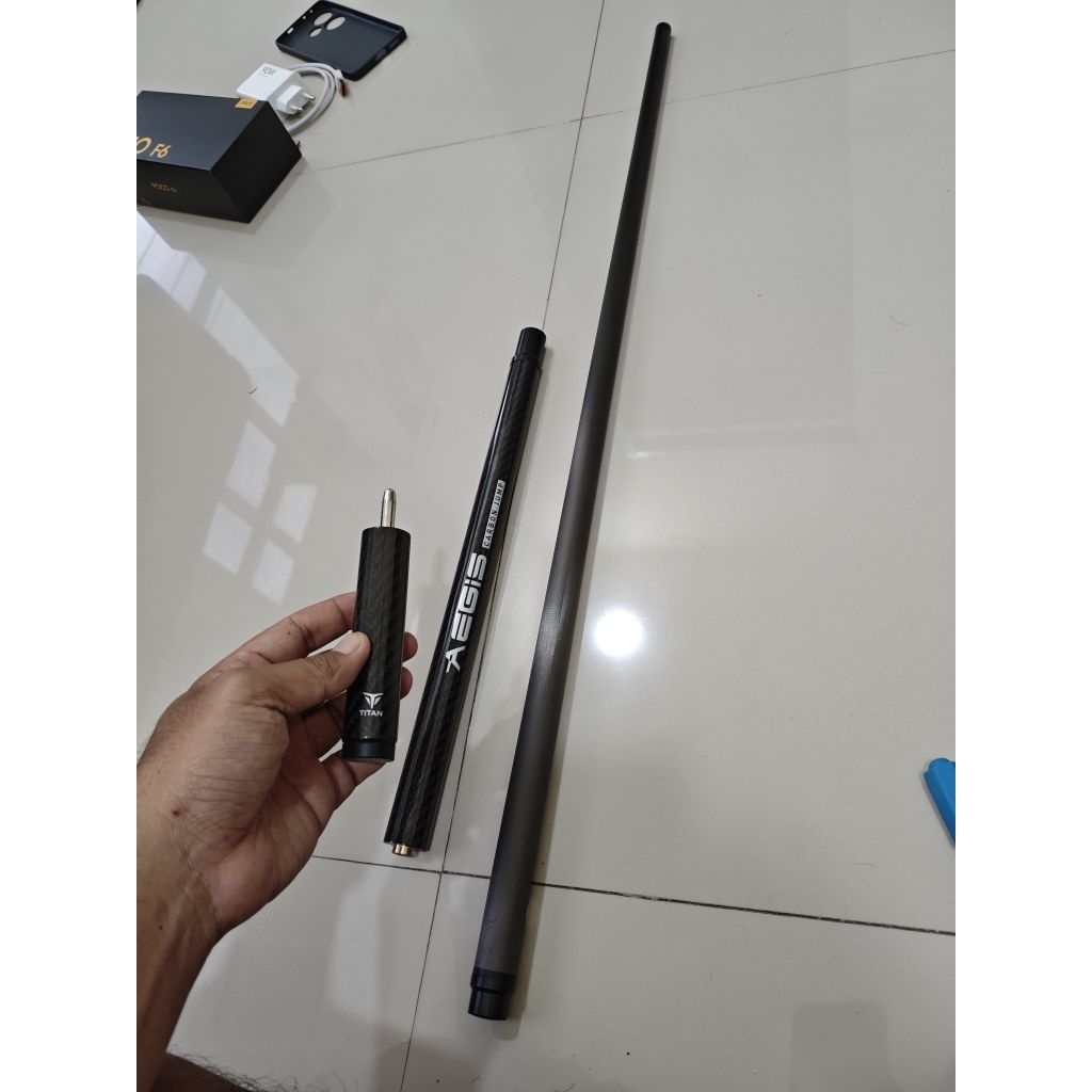 Titan Aegis V2 3K Stick Billiard jump only carbon second Nego