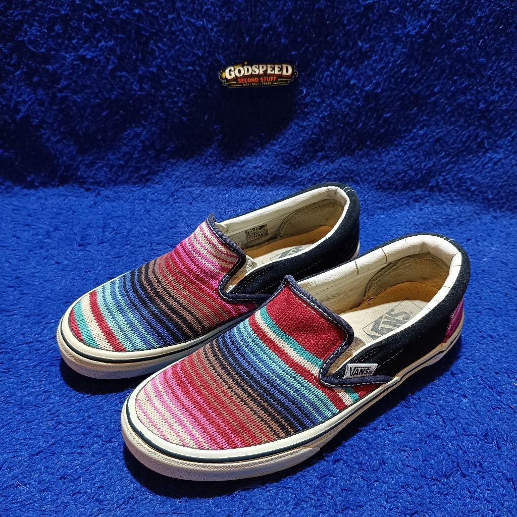Sepatu Vans Baja Slip On Mexican Blanket