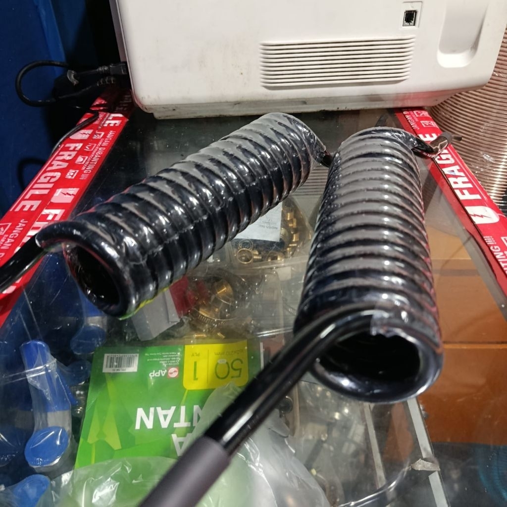 kabel spiral/spiral kabel 3m,6m 2×1,5mm