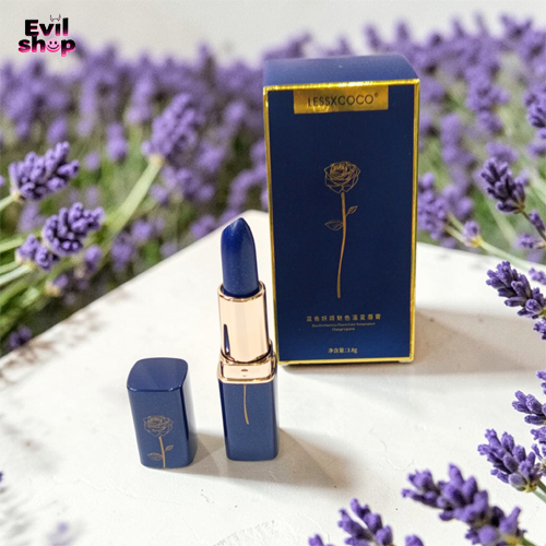 Lipstik Magic Biru Berubah Warna Natural Blue Magic Lipstick Tahan Lama Waterproof Melembabkan Bibir