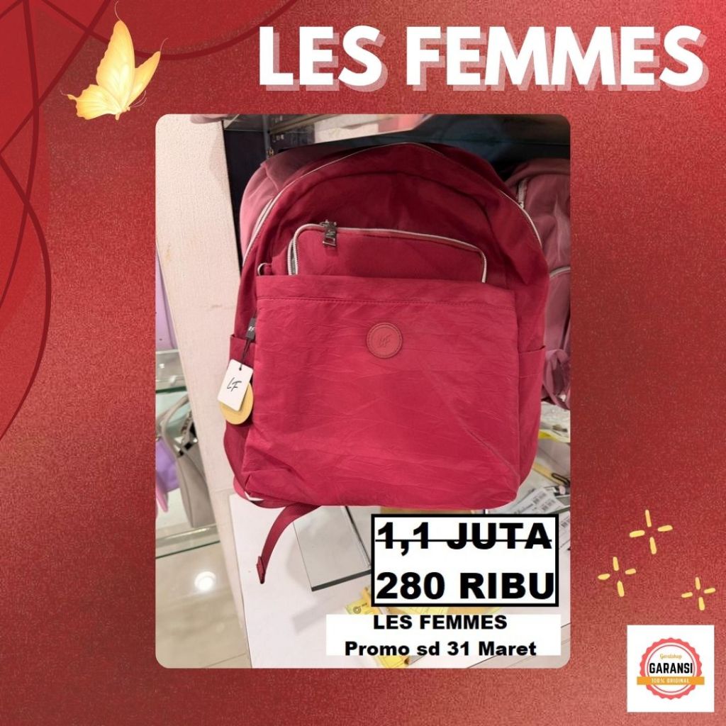 BACKPACK TERBARU LES FEMMES ORIGINAL