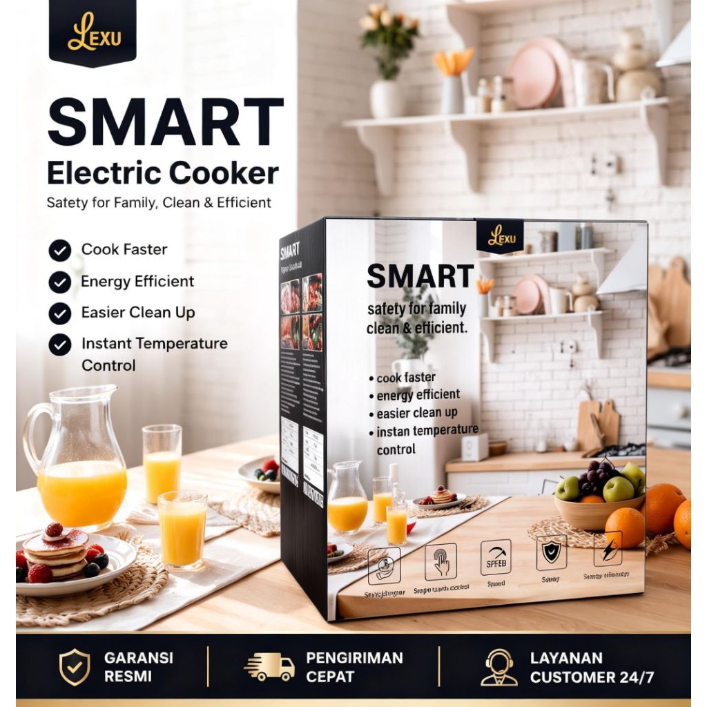 Kompor Listrik Halogen Cooker LEXU Smart Original